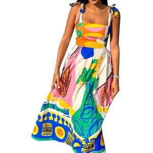 Amazon Colorful Flowy Sundress